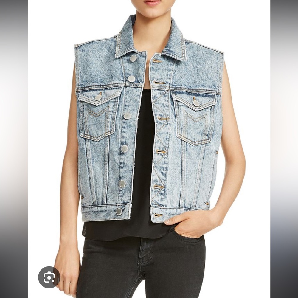 NWOT Maje Benedicte Denim Vest